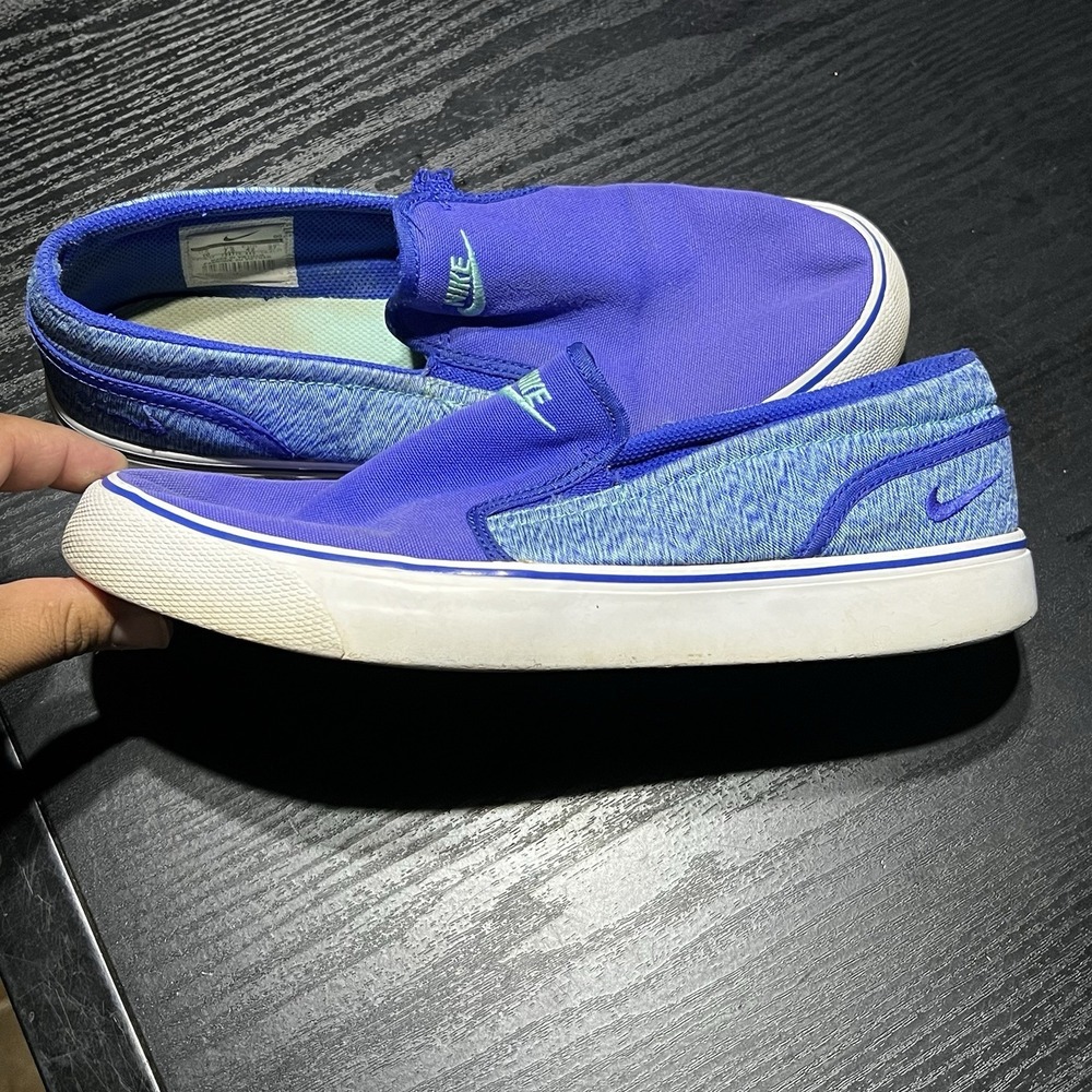 Nike‎ Blue Toki Women's Slip On  Size 10 (724770-443) - Picture 7 of 9